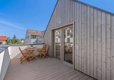 Balkon mit Haus Ferienhausträume Bodensee Apartm. mit Dachterrasse