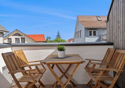 Balkonmöbel Ferienhausträume Bodensee Apartm. mit Dachterrasse