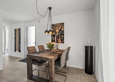 Essbereich gesamt Ferienhausträume ebenerdiges Bodensee Apartment