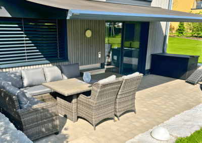 Ferienhausträume Bodensee Ferienhaus Oase Terrasse