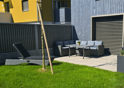 Terrasse Ferienhausträume ebenerdiges Bodensee Apartment