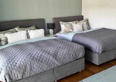 Ferienhausträume Bodensee Ferienhaus Oase Schlafzimmer 2 Betten