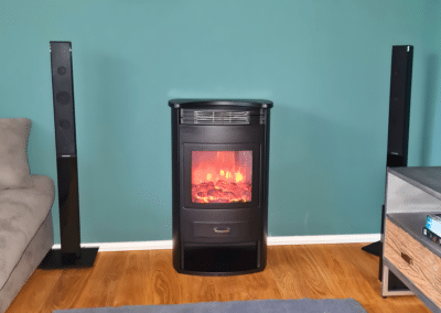 Ferienhausträume Bodensee Ferienhaus Oase Kamin