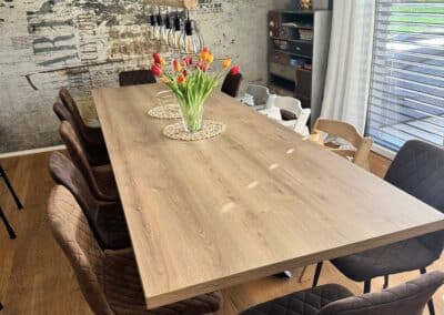 Ferienhausträume Bodensee Ferienhaus Oase Essbereich