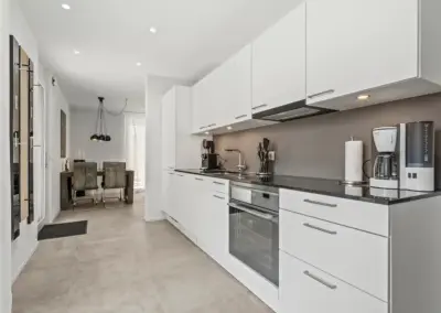 Küchenzeile Ferienhausträume ebenerdiges Bodensee Apartment