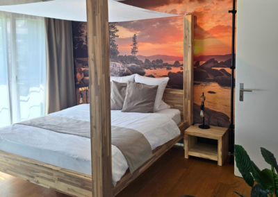 Ferienhaustraeume Bodensee Oase Schlafzimmer 1