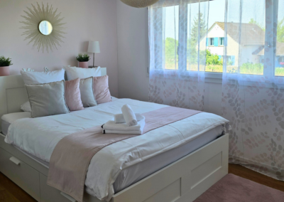 Ferienhaustraeume Bodensee Oase Schlafzimmer 2
