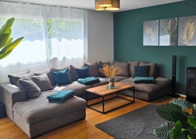 Ferienhaustraeume Bodensee Oase Wohnzimmer