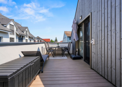 Terrasse Ferienhausträume Bergstrasse DG Apartment am Bodensee klein